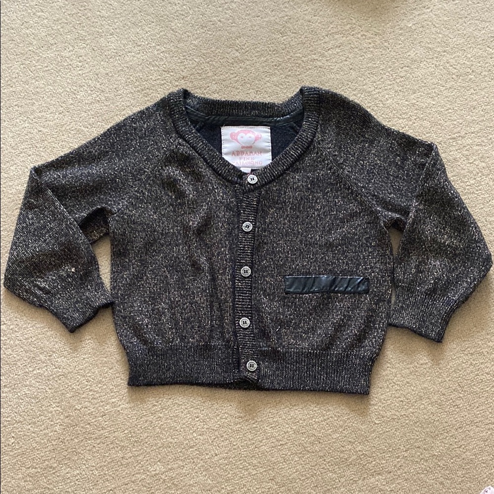 Cozy Black Knit Cardigan